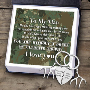 Hunter Couple Keyrings - Hunting - To My Man - My Ultimate Trophy - Gkbo26003