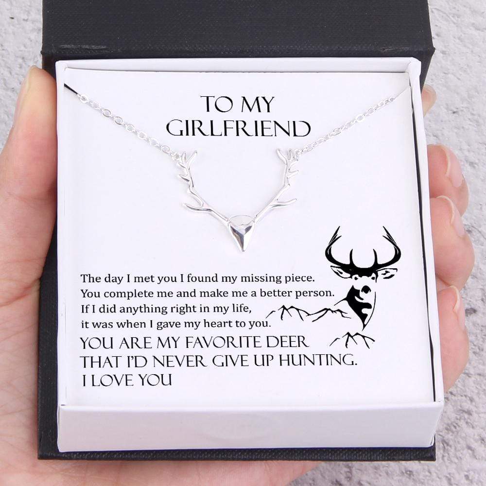 Hunter Necklace - Hunting Lovers - To My Girlfriend - You Are My Favorite Deer - Gnt13013