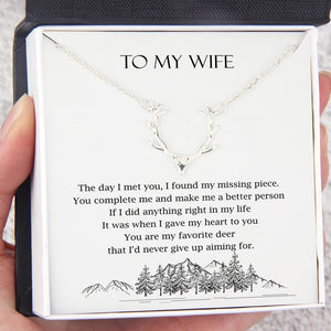 Hunter Necklace - Hunting Lovers - To My Wife - I Found My Missing Piece - Gnt15012
