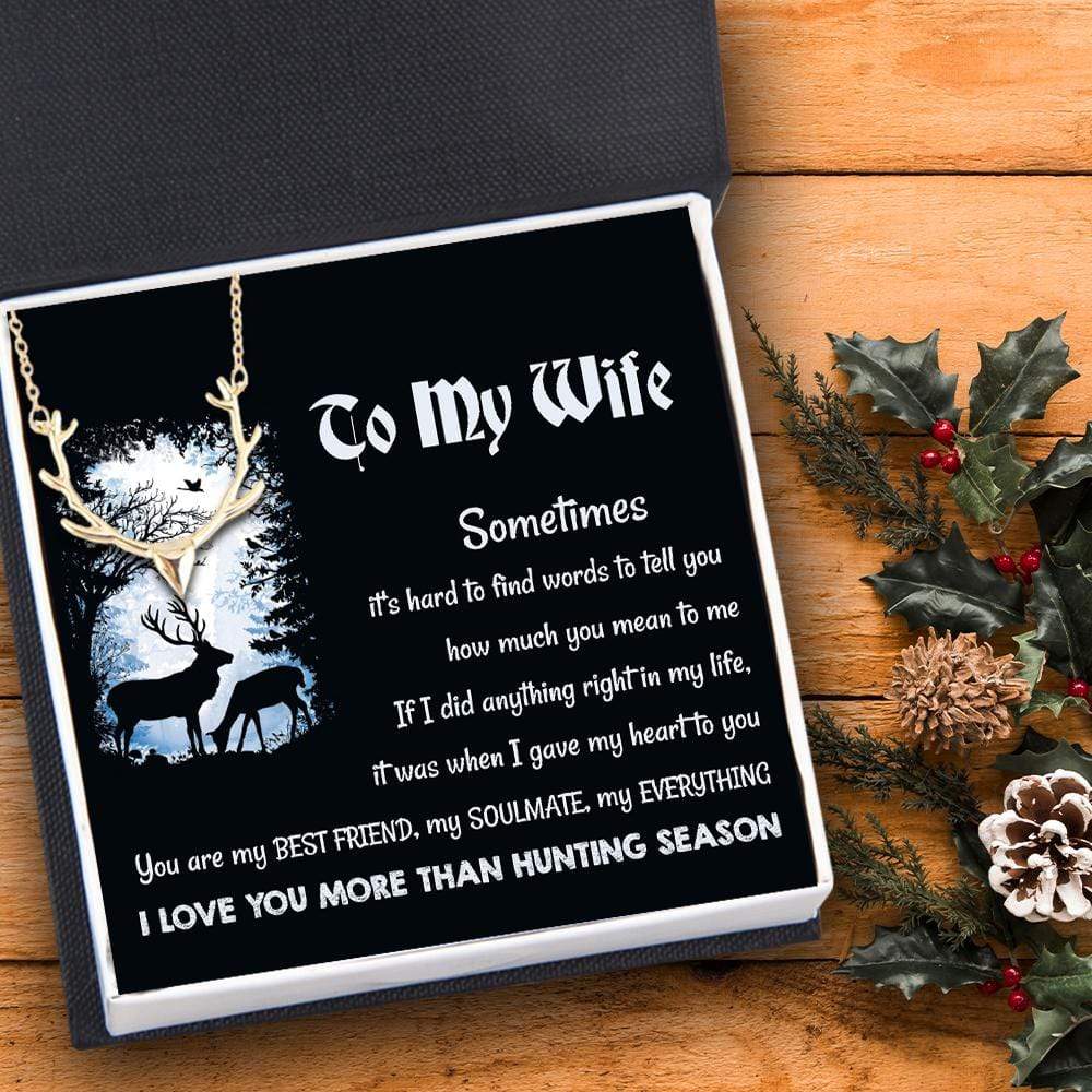 Hunter Necklace - Hunting - To My Future Wife - You Are My Everything - Gnt25015