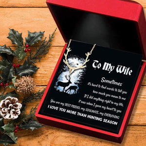 Hunter Necklace - Hunting - To My Future Wife - You Are My Everything - Gnt25015