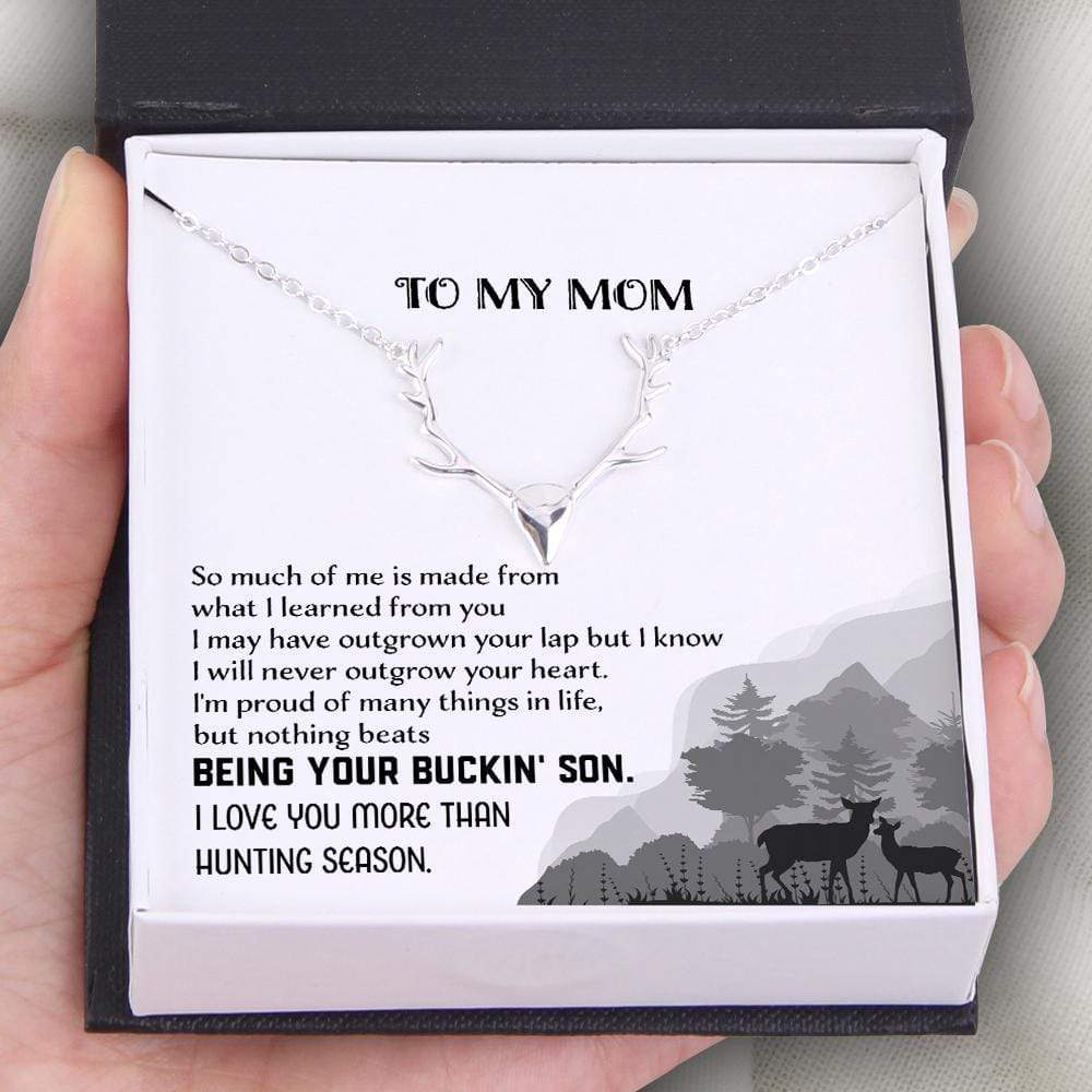 Hunter Necklace - Hunting - To My Mom - I Love You More Than Hunting Season - Gnt19003