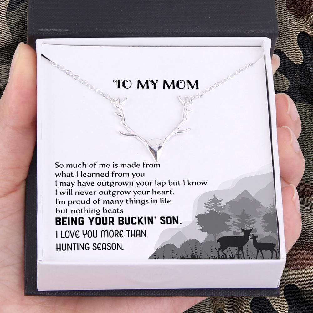 Hunter Necklace - Hunting - To My Mom - I Love You More Than Hunting Season - Gnt19003
