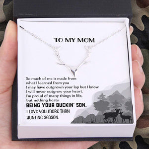 Hunter Necklace - Hunting - To My Mom - I Love You More Than Hunting Season - Gnt19003