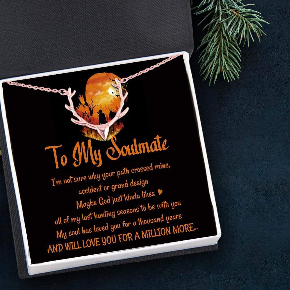Hunter Necklace - Hunting - To My Soulmate - All Of My Last Hunting Seasons To Be With You - Gnt13018
