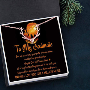 Hunter Necklace - Hunting - To My Soulmate - All Of My Last Hunting Seasons To Be With You - Gnt13018