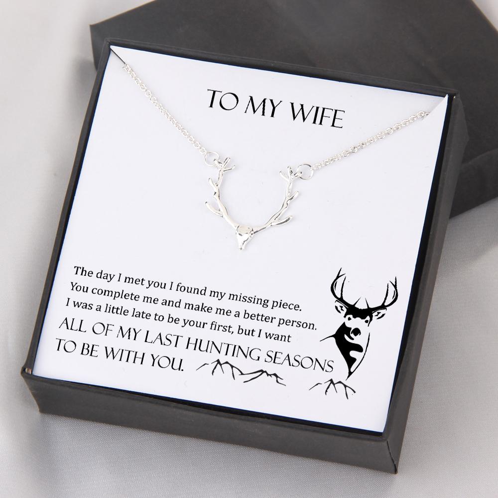 Hunter Necklace - My Wife - All Of My Last Hunting Seasons To Be With You - Gnt15006