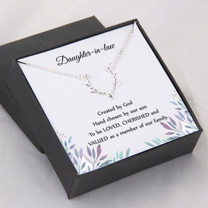 Hunter Necklace - To My Daughter-In-Law - Valued As A Member Of Our Family  - Gnt17005