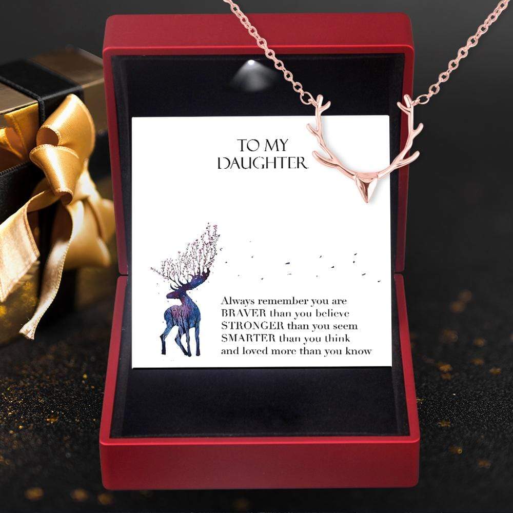 Hunter Necklace - To My Daughter - You Are Braver Than You Believe - Gnt17001