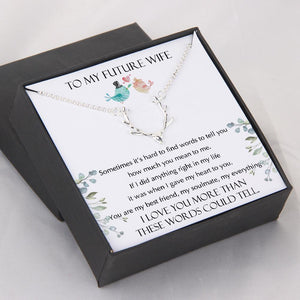 Hunter Necklace - To My Future Wife - I Love You More Than These Words Could Tell - Gnt25007