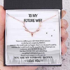 Hunter Necklace - To My Future Wife - You Are My Ultimate Trophy - Gnt25014