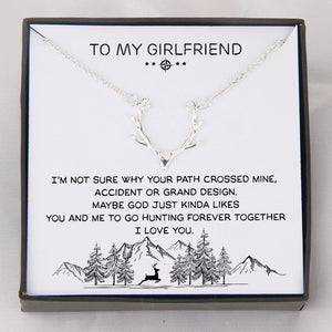Hunter Necklace - To My Girlfriend - You And Me To Go Hunting Forever Together - Gnt13010
