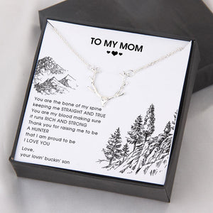 Hunter Necklace - To My Mom -Thank You For Raising Me To Be A Hunter - Gnt19001