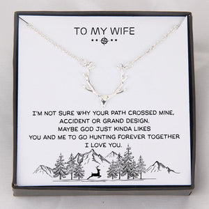 Hunter Necklace - To My Wife - You And Me To Go Hunting Forever Together - Gnt15010