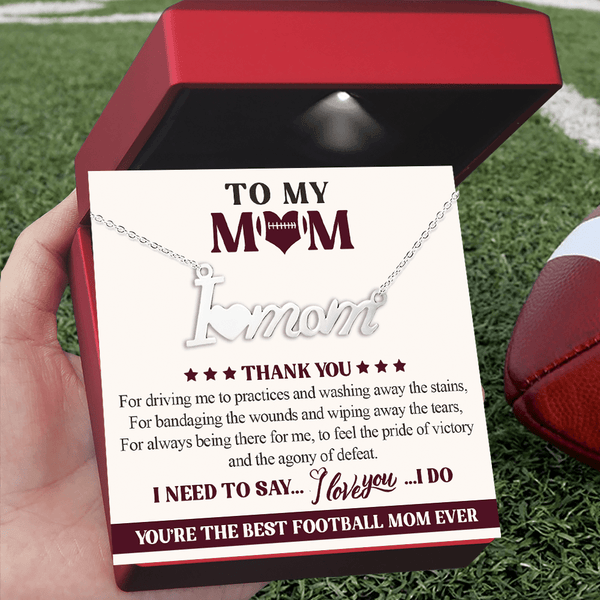 PERSONALIZED Football Mom, Baseball Mom, Custom Sports Jewelry, Mom Necklace,  HOMECOMING Game, Mascot, Wrestling Mom, Charm Necklace - Etsy