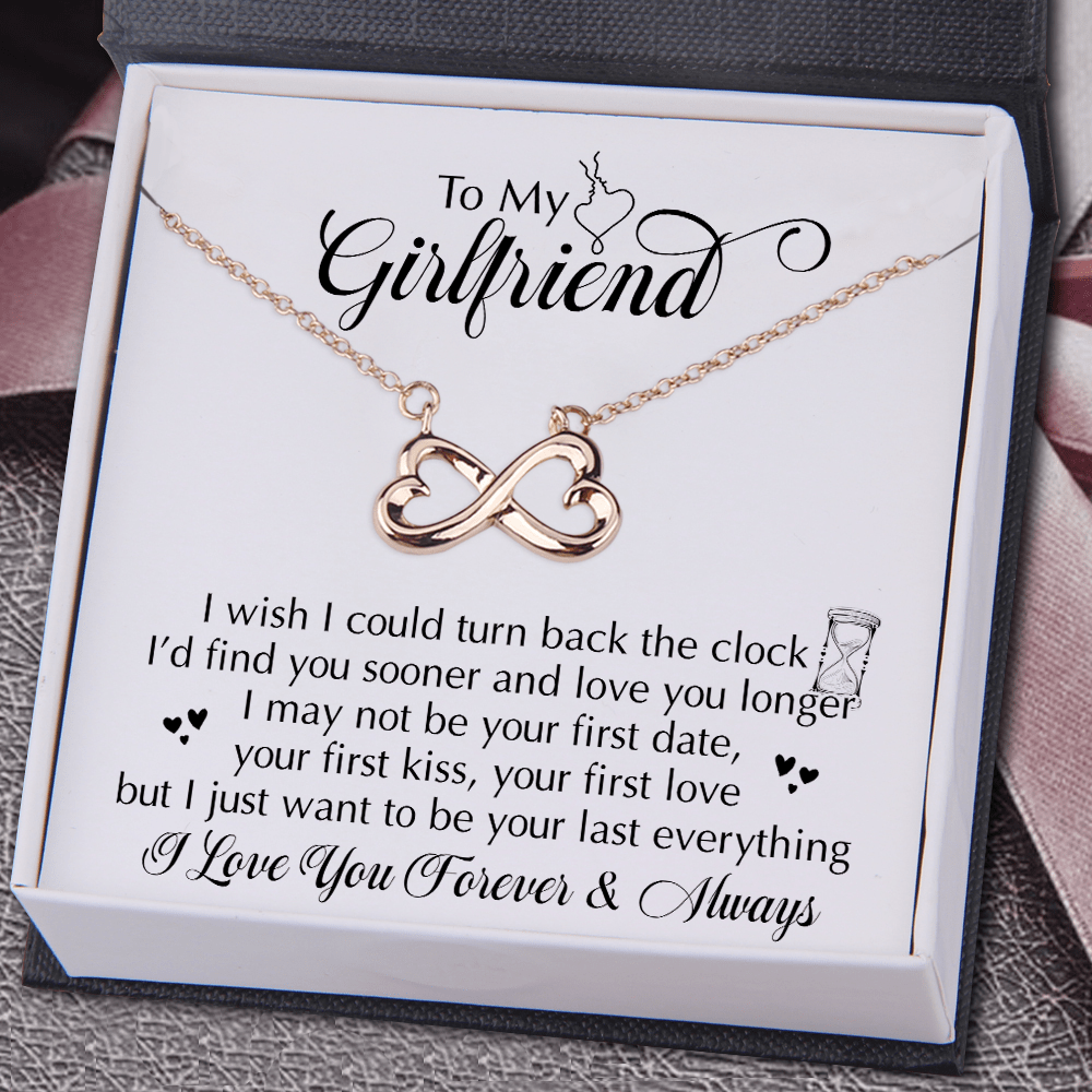 Infinity Heart Necklace - Family - To My Girlfriend - I Love You Forever And Always - Gna13051