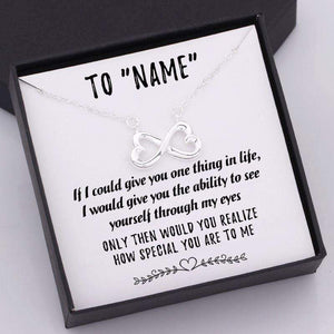 Personalized Infinity Heart Necklace - To My Future Wife - How Special You Are To Me - Gna25001
