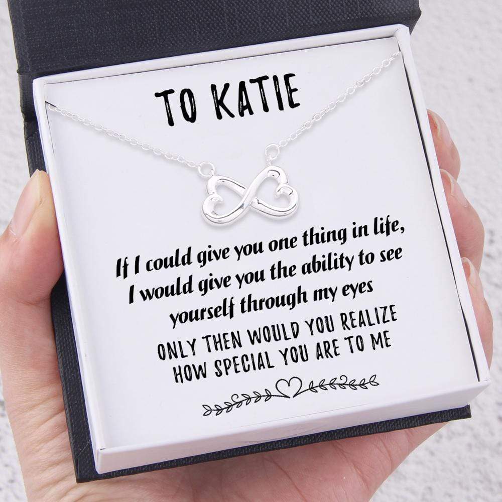 Infinity Heart Necklace - To My Girlfriend - How Special You Are To Me - Gna13007