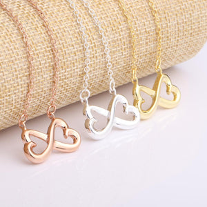 Infinity Heart Necklace - To My Girlfriend - How Special You Are To Me - Gna13007