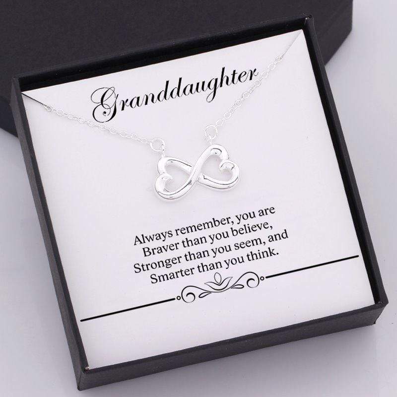 Infinity Heart Necklace - To My Granddaughter - Gna23001