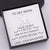 Infinity Heart Necklace - To My Mom - You're My Best Critic - Gna19009