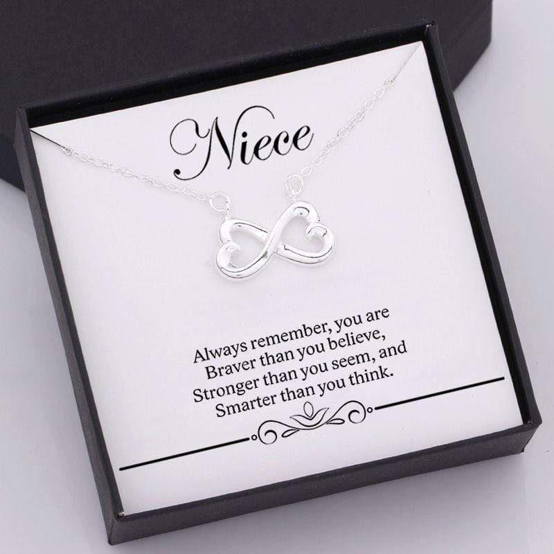 Infinity Heart Necklace - To My Niece - Gna28001