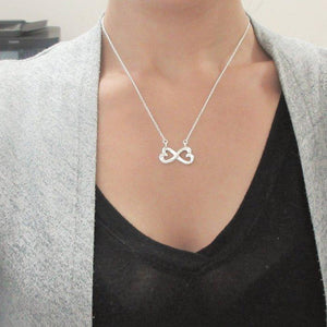 Infinity Heart Necklace - Wishing You A Happy Mother's Day Mom - Gna19010