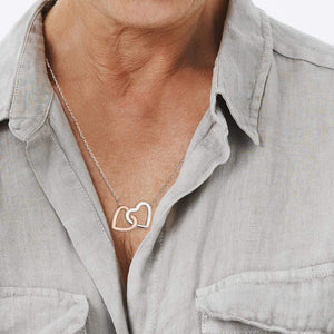 Interlocked Heart Necklace - To My Boyfriend's Mom - I Am Sure That Was Tempting Some Day - Gnp19020