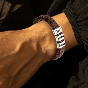 Leather Bracelet - American Football - To My Football Mom - I Cannot Describe In Words What You Mean To Me - Gbzl19001