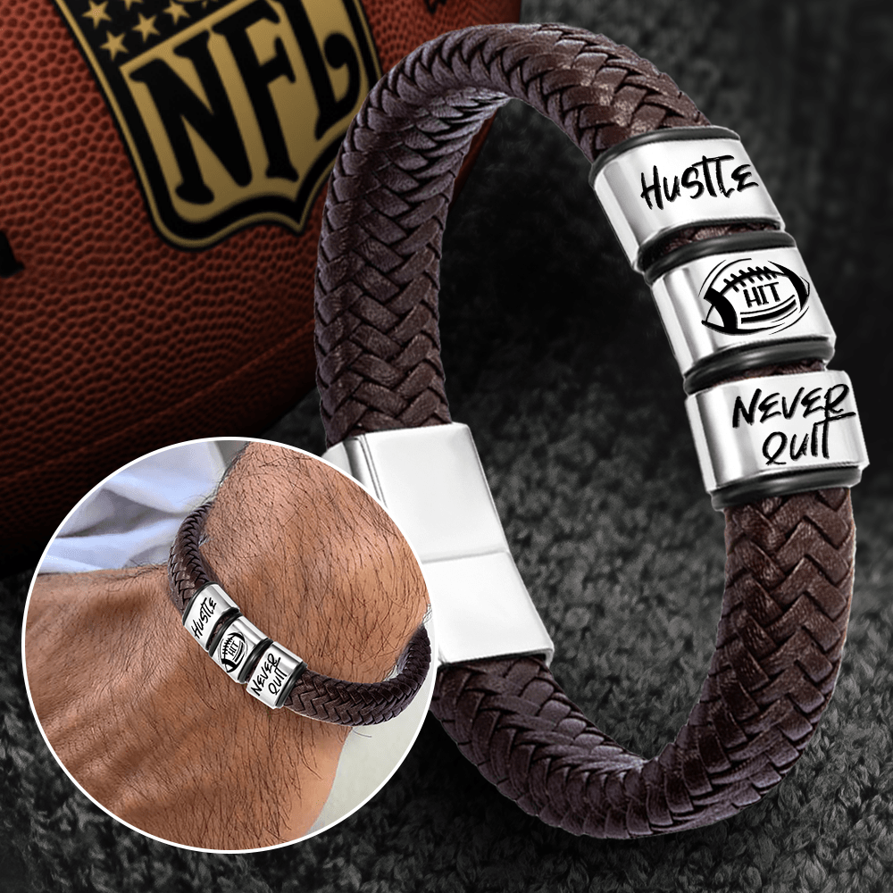 Leather Bracelet - American Football - To My Son - You Are Always My Favorite Football Player - Gbzl16032