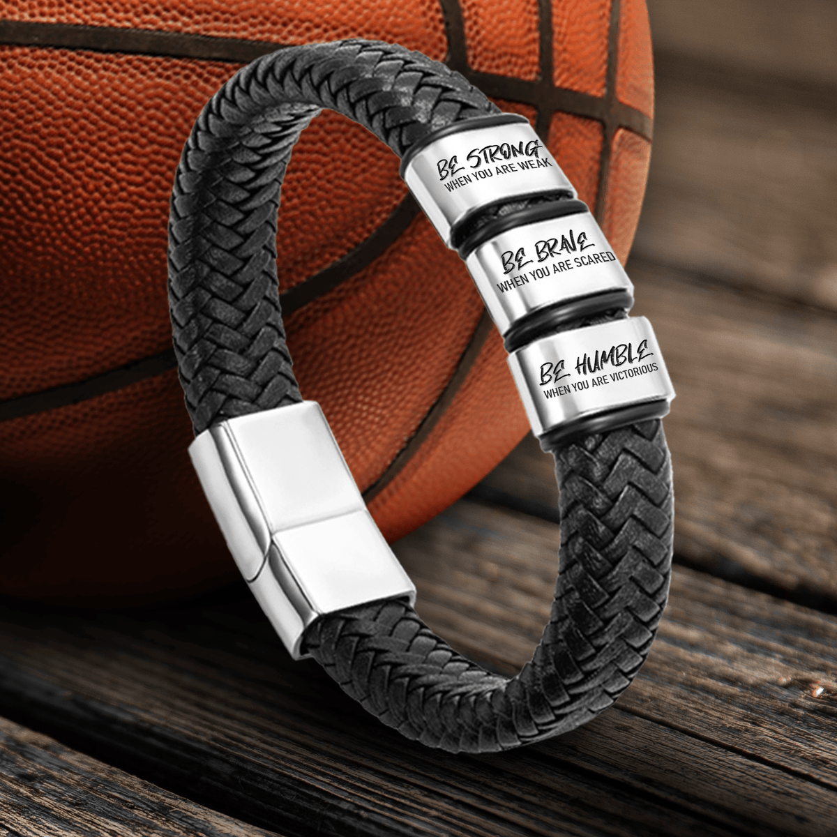 Leather Bracelet - Basketball - To My Son - I Will Always Be Your No1. Fan - Gbzl16041