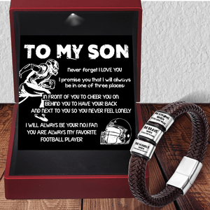 Leather Bracelet - Basketball - To My Son - You Are Always My Favorite Basketball Player - Gbzl16004