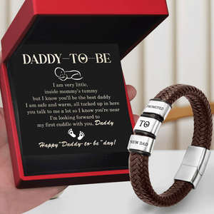 Leather Bracelet - Family - To Daddy-to-be - I Know You’ll Be The Best Daddy - Gbzl18021