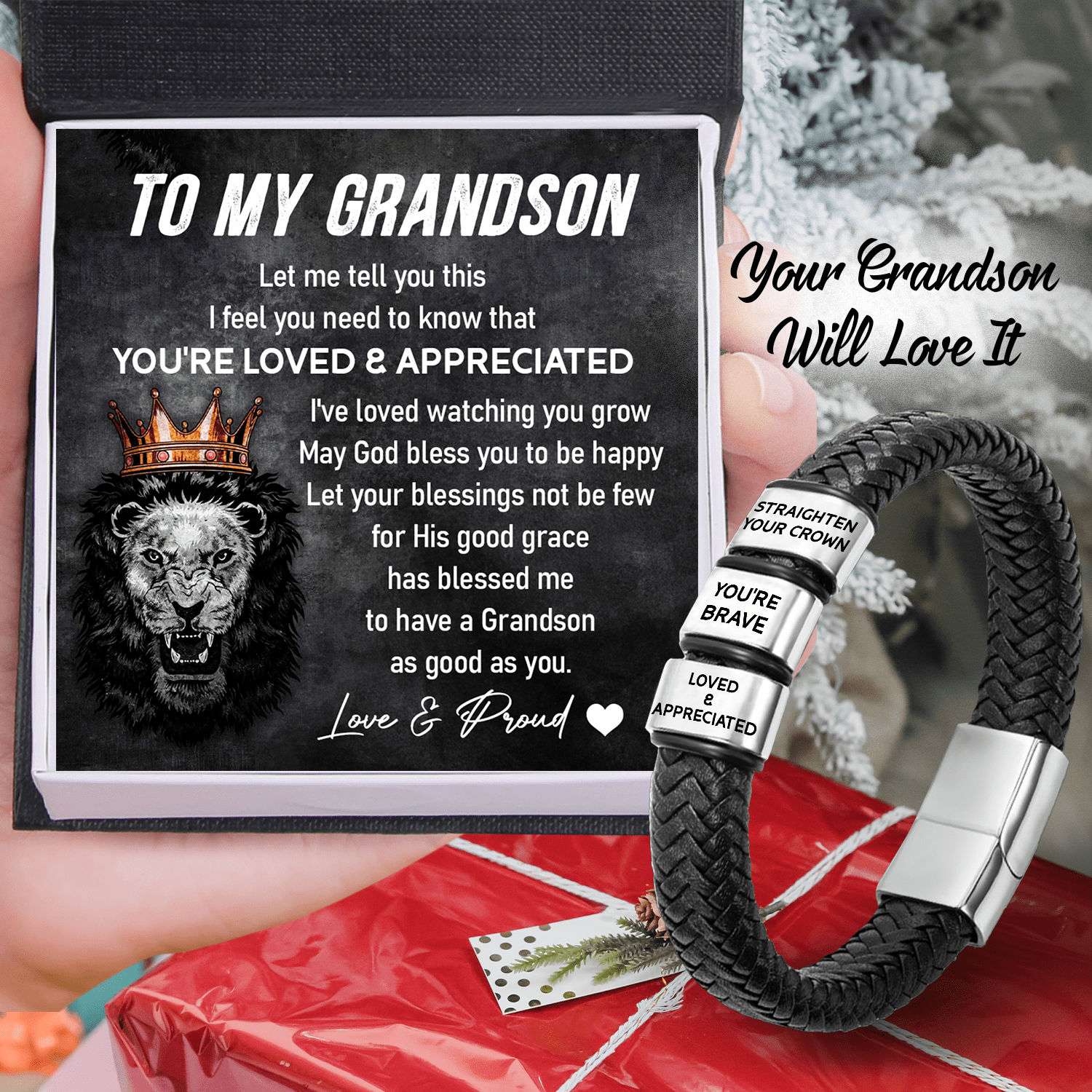 Bracelets 2025 for grandsons