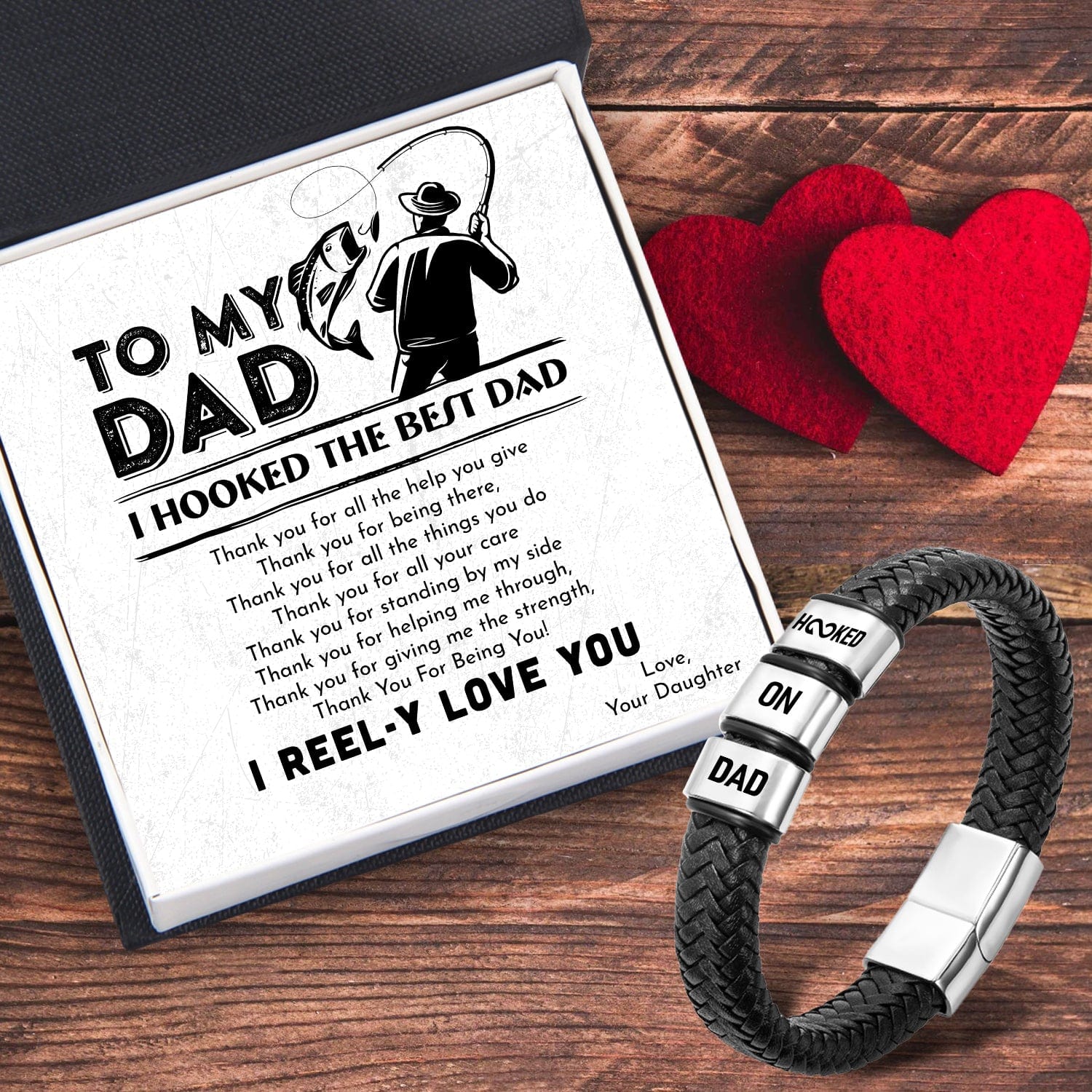Buy Customizable Men's Letter Bracelet Color Personalized Dad Gift Men Gift  Jewelry Men's Bracelet Girl Dad Boy Dad Dada Jewelry Online in India - Etsy