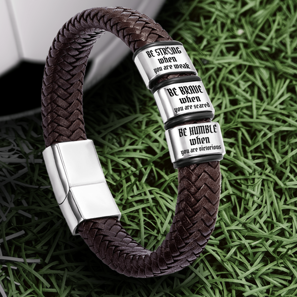 Leather Bracelet - Soccer - To My Son - I Love You - Gbzl16051