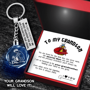 Led Light Keychain - Family - To My Grandson - Even When We're Not Together, My Love Is Always There - Gkwl22004