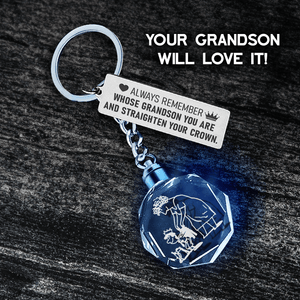 Led Light Keychain - Family - To My Grandson - Even When We're Not Together, My Love Is Always There - Gkwl22004
