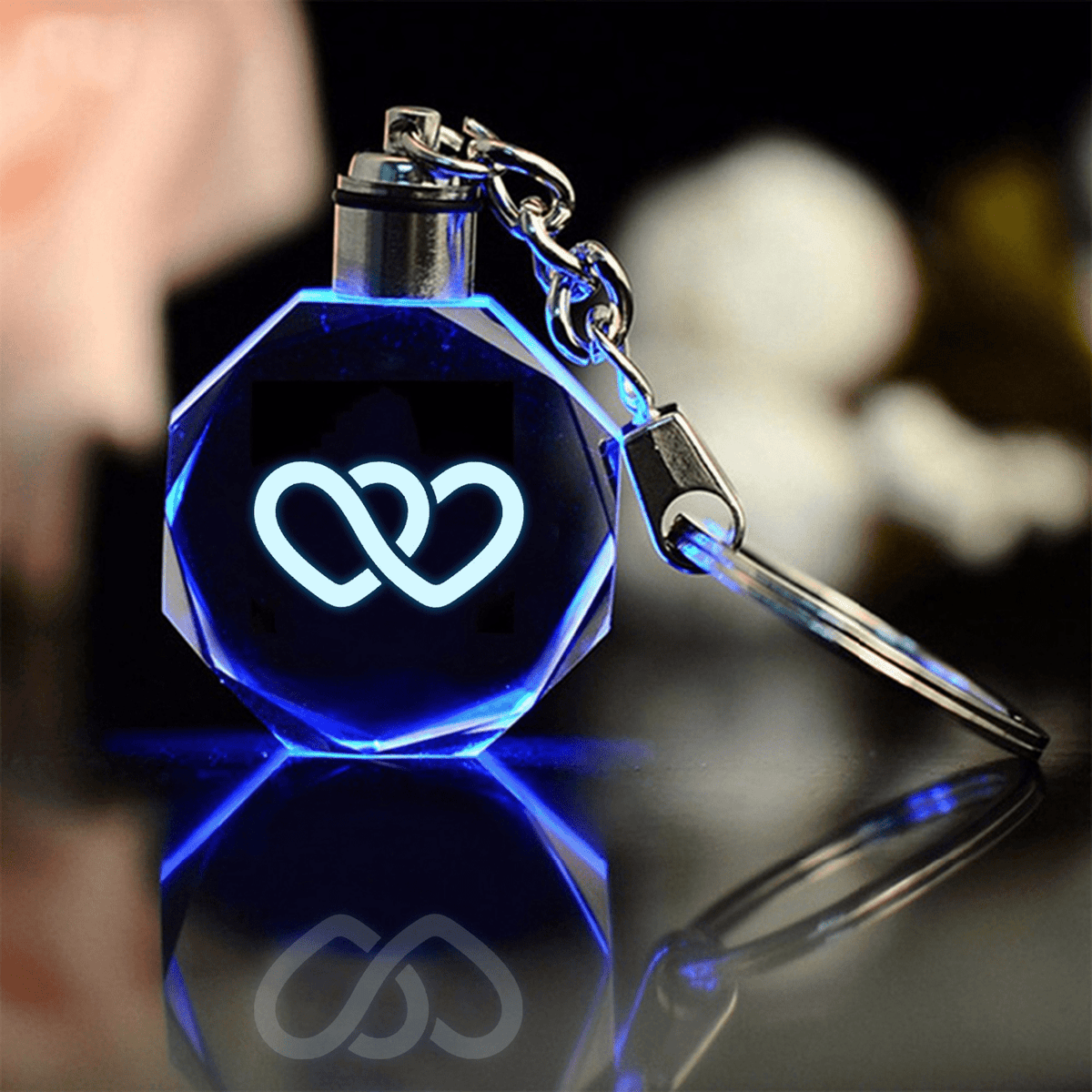 Led Light Keychain - Family - To My Man - A Part Of You Has Grown In Me - Gkwl26002