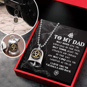 Love Knot Bell - Viking - To My Dad - I Love You To Valhalla And Back - Gnzu18003