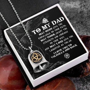 Love Knot Bell - Viking - To My Dad - I Love You To Valhalla And Back - Gnzu18003