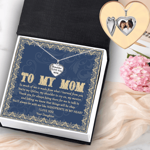 Love Locket Necklace - Family - To My Mom - You're My Lifeline - Gnzm19024