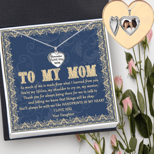 Love Locket Necklace - Family - To My Mom - You're My Lifeline - Gnzm19024