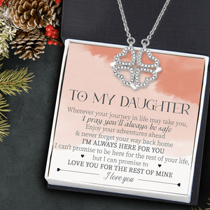 Lucky Necklace - Family - To My Daughter - I Can Promise To Love You For The Rest Of Mine - Gnng17001