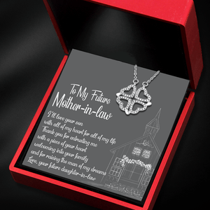 Lucky Necklace - Wedding - To My Future Mother-in-law - Thank You For Entrusting Me - Gnng19004