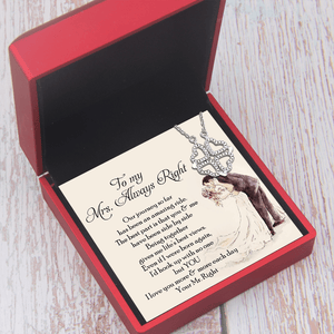 Lucky Necklace - Wedding - To My Future Wife - I Love You More And More Each Day - Gnng25001