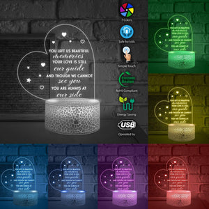 Memorial Led Light - Family - The Loss Of A Loved One - You Left Us Beautiful Memories - Glca33001