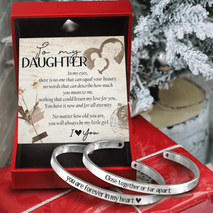 Mom & Daughter Bracelet - Family - From Mom - To My Daughter - I Love You - Gbt17009