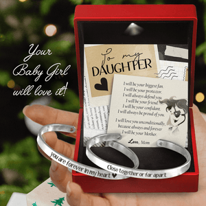 Mom & Daughter Bracelet - Family - From Mom - To My Daughter - I Will Be Your Mother - Gbt17008