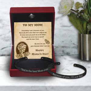Mom & Daughter Bracelets - Skull - To My Mom - My Love For You Goes Beyond What I Can Say - Gbt19011